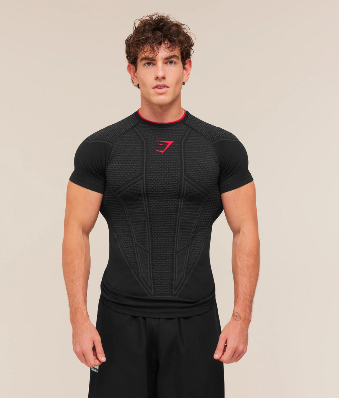 ONYX V1 Red Performance Compression T-Shirt