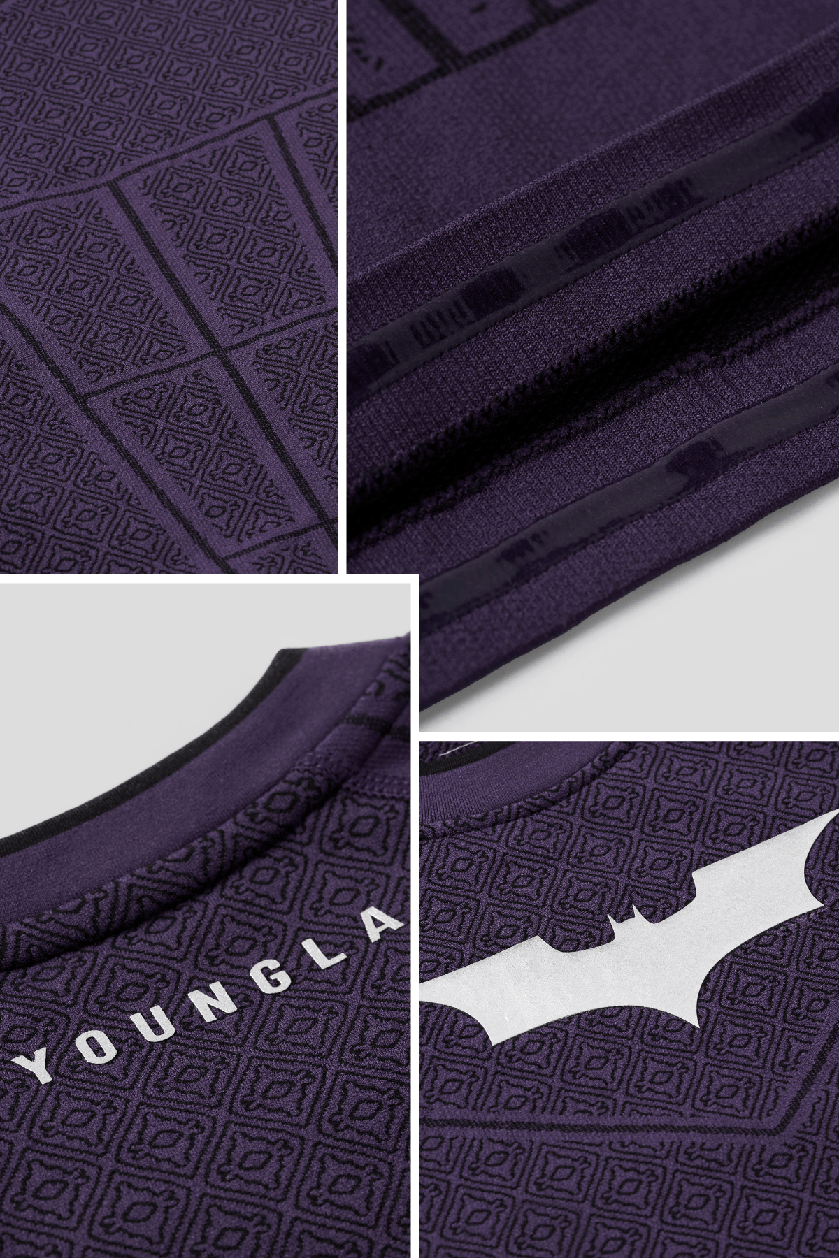 4259 - Batman Compression Tee - Purple Limited Edition - Image 5