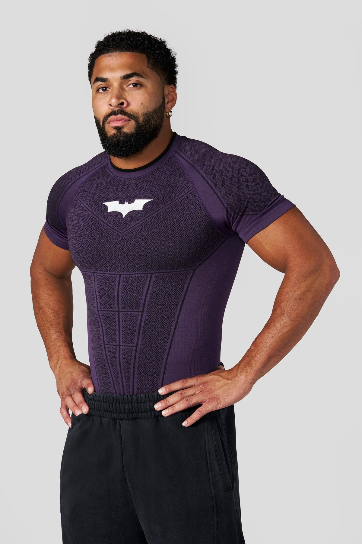 4259 - Batman Compression Tee - Purple Limited Edition - Image 6