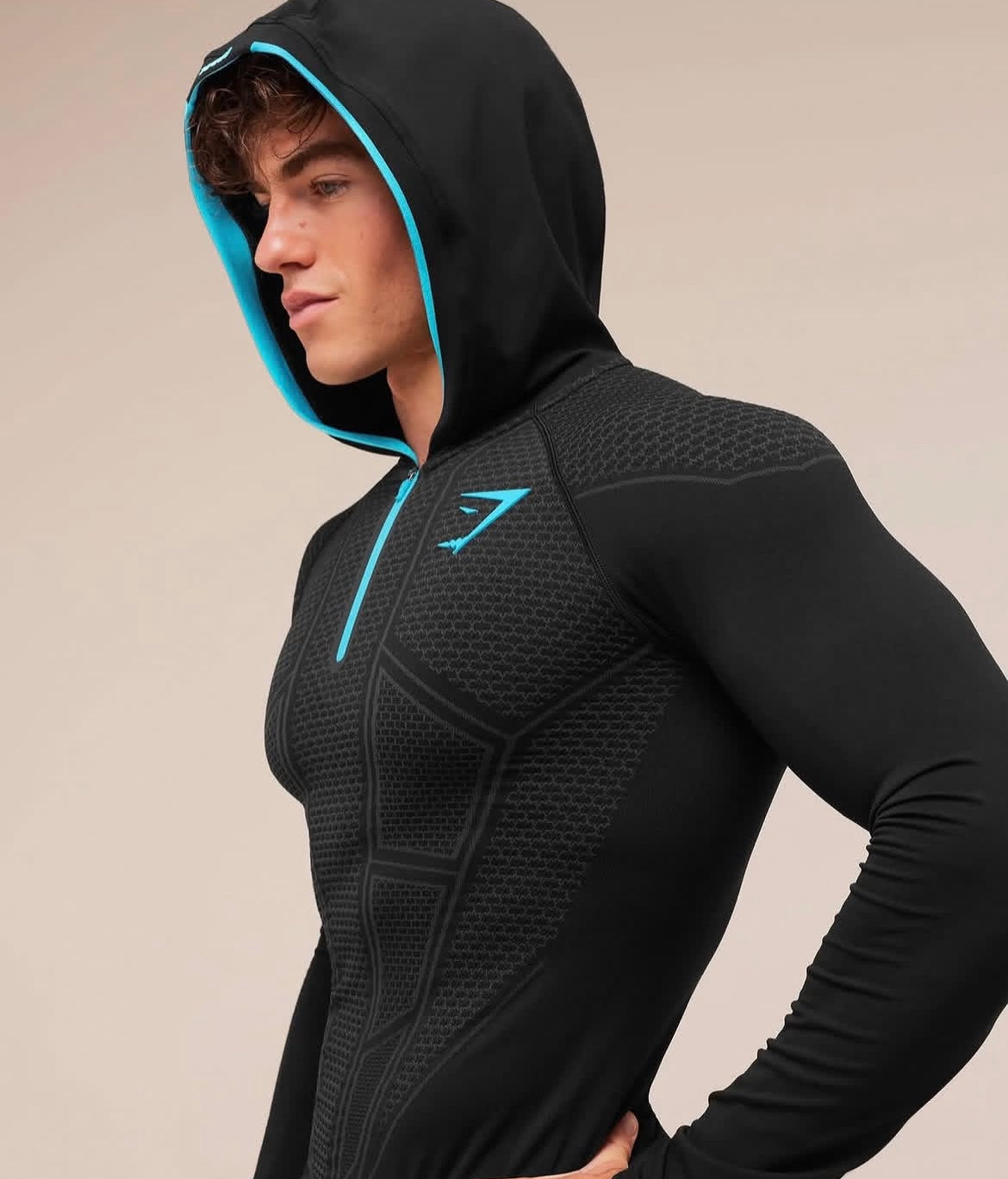 Onyx V1 blue Compression Hoodie