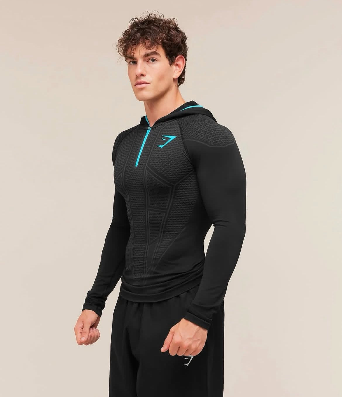 Onyx V1 blue Compression Hoodie
