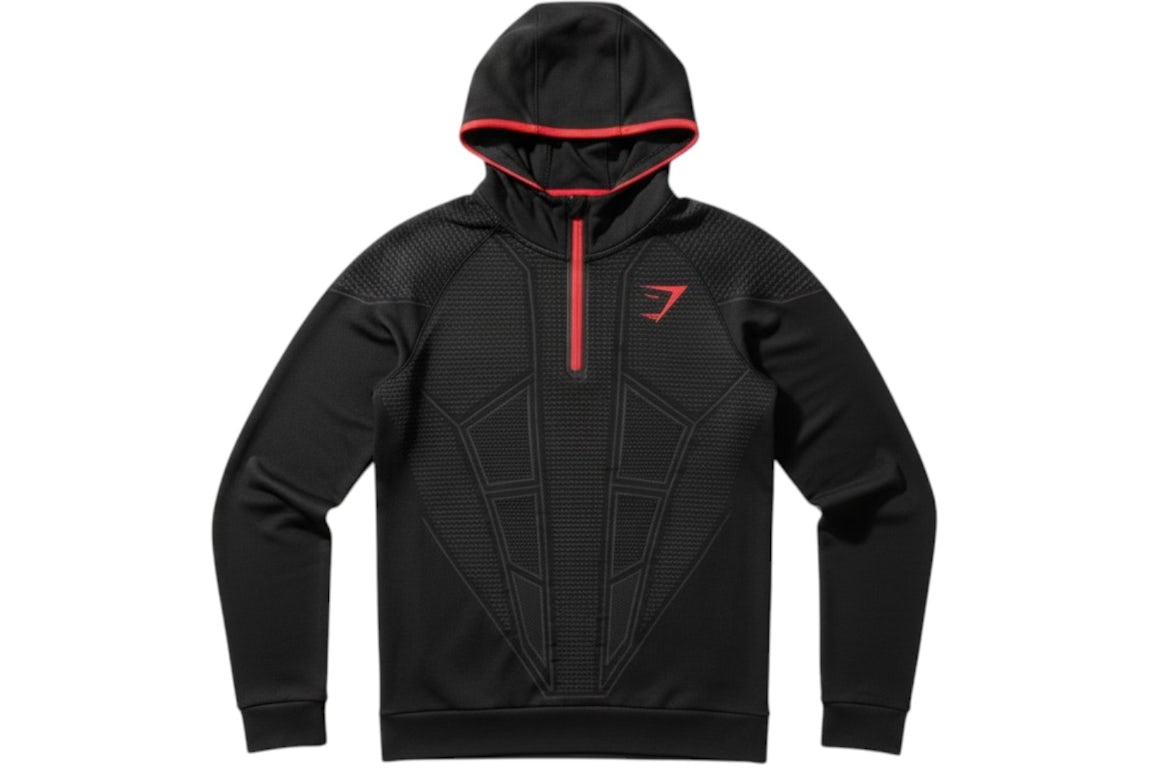 Onyx V1 Hoodie 'Black Onyx Grey Carmine Red'