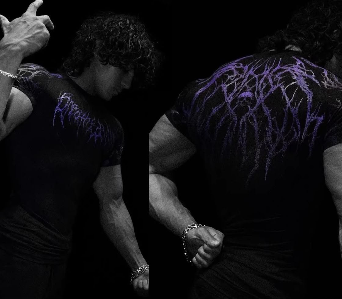 Breathe Divinity’s Void Tech™ Compression T-Shirt – Purple Edition