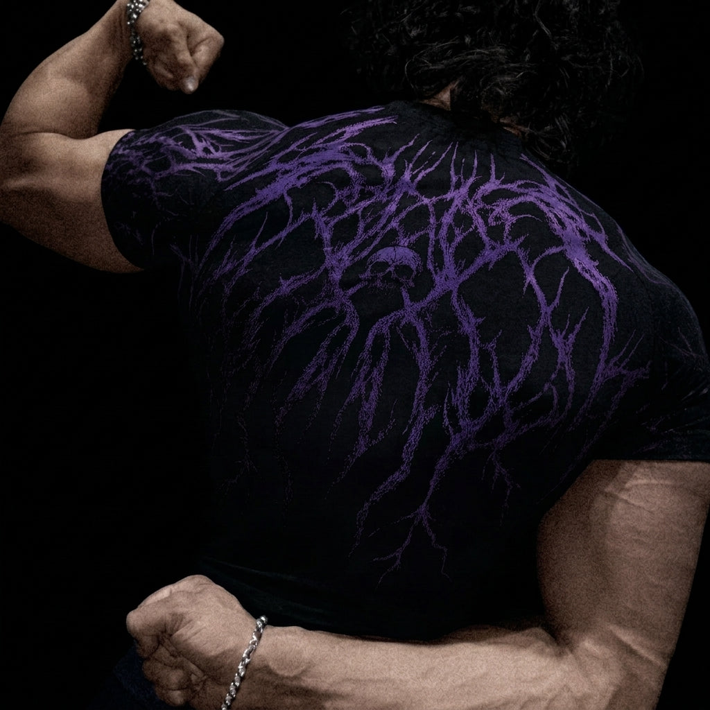 Breathe Divinity’s Void Tech™ Compression T-Shirt – Purple Edition