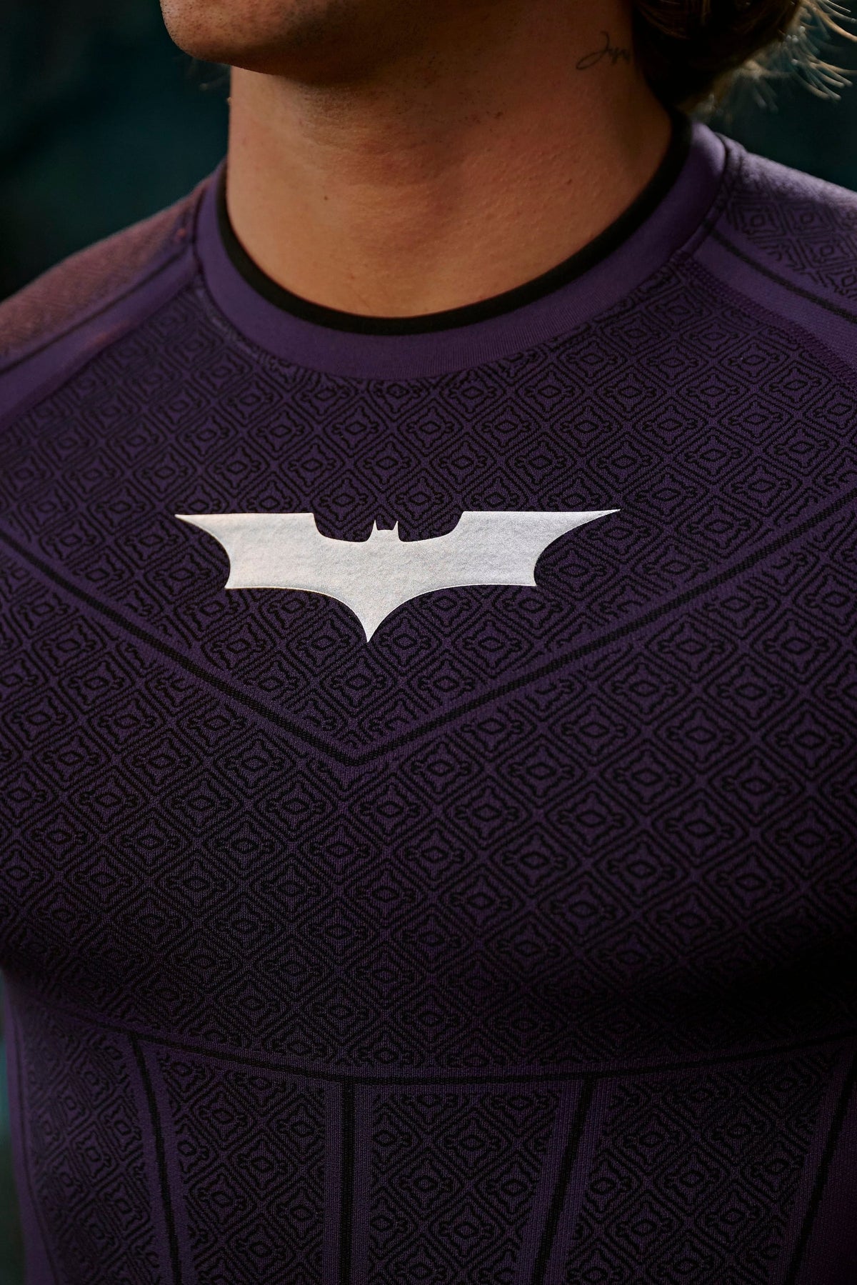 4259 - Batman Compression Tee - Purple Limited Edition - Image 3