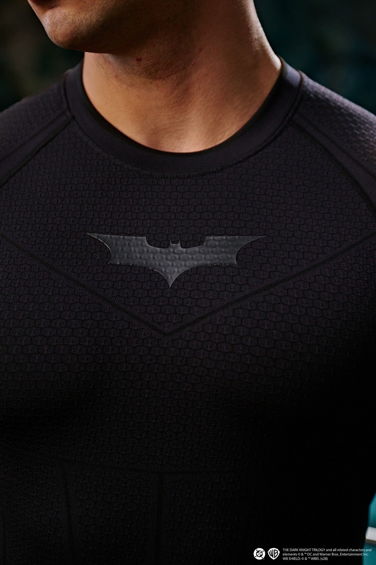 Oxytees 4259 Batman Compression T-Shirt - Black