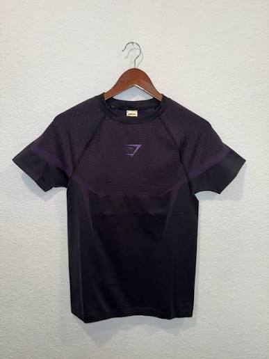 Onyx 5.0 Seamless Compression Tee-Black/Purple